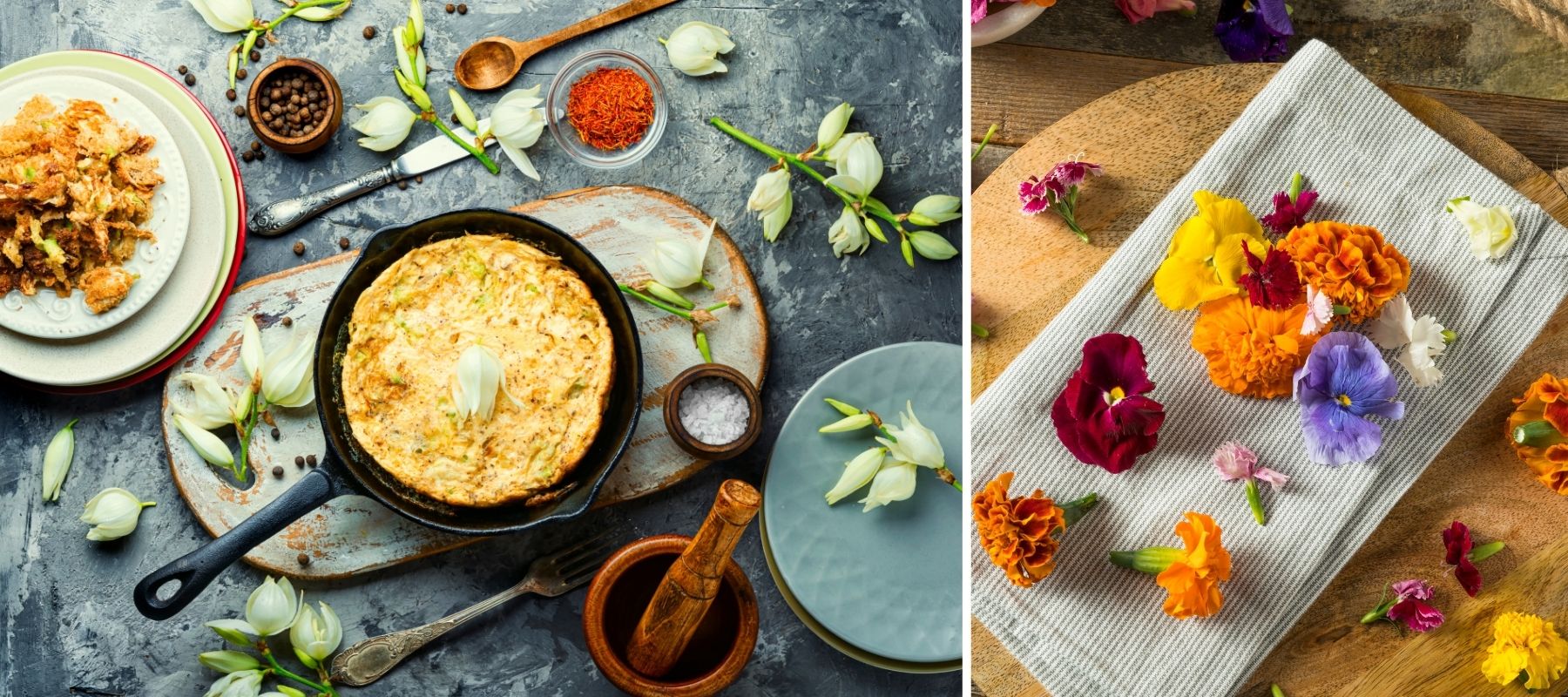 Kochen mit Blumen