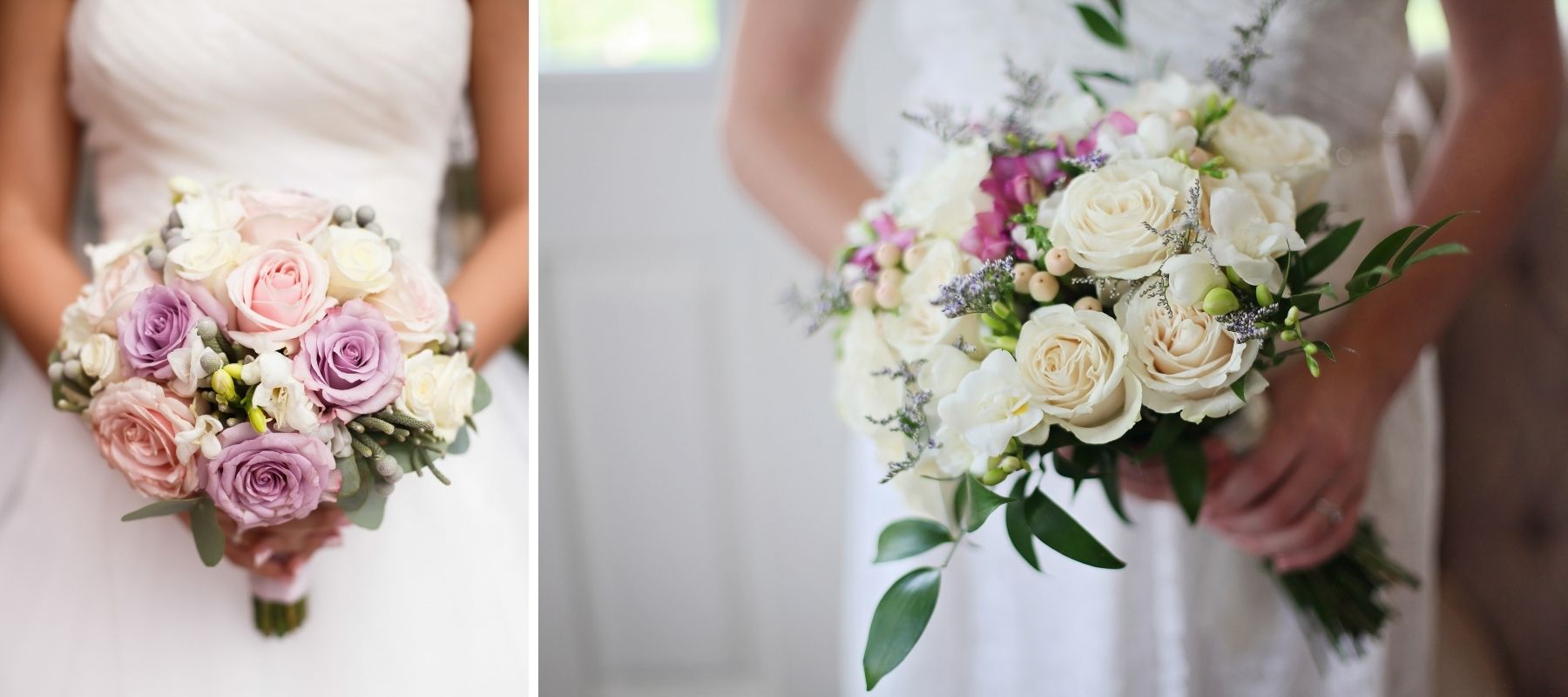 bouquet de mariée classique de roses