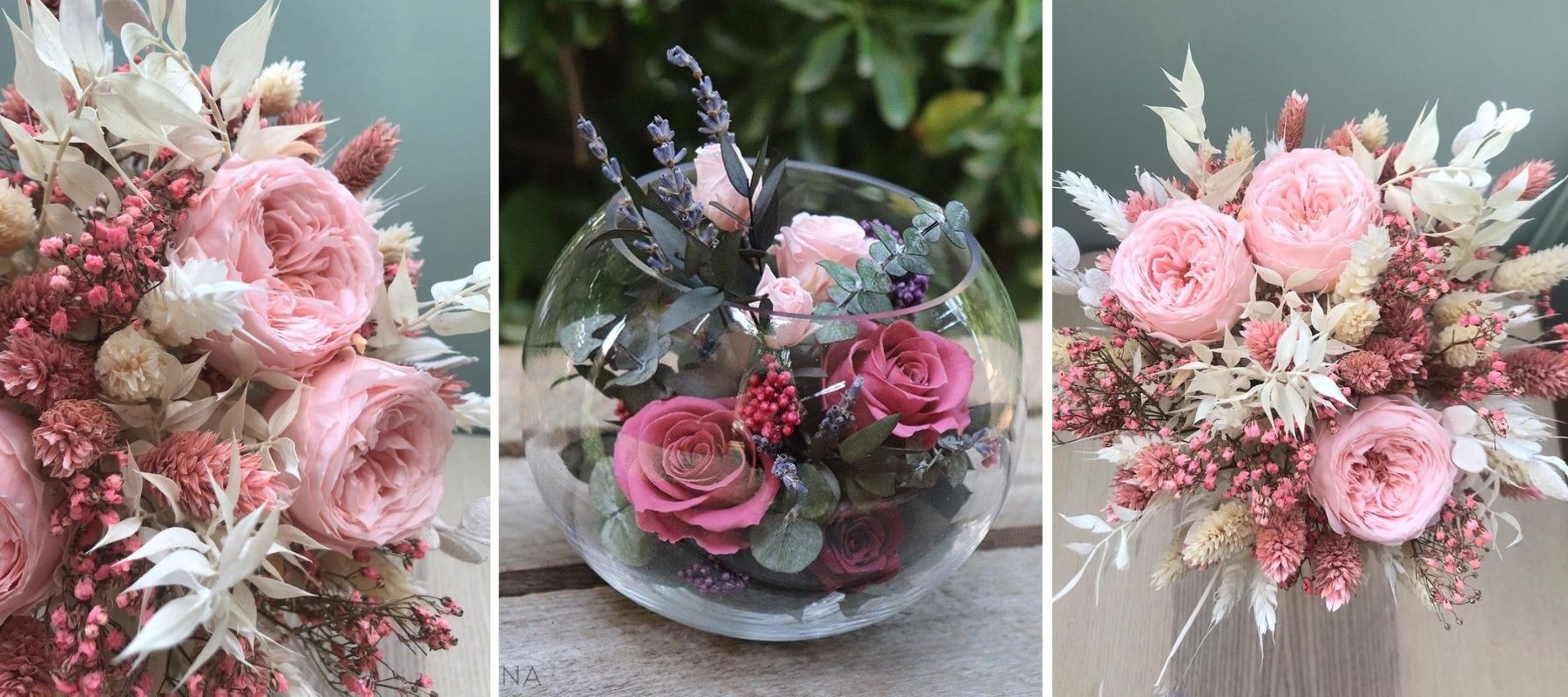 bouquet de roses éternelles