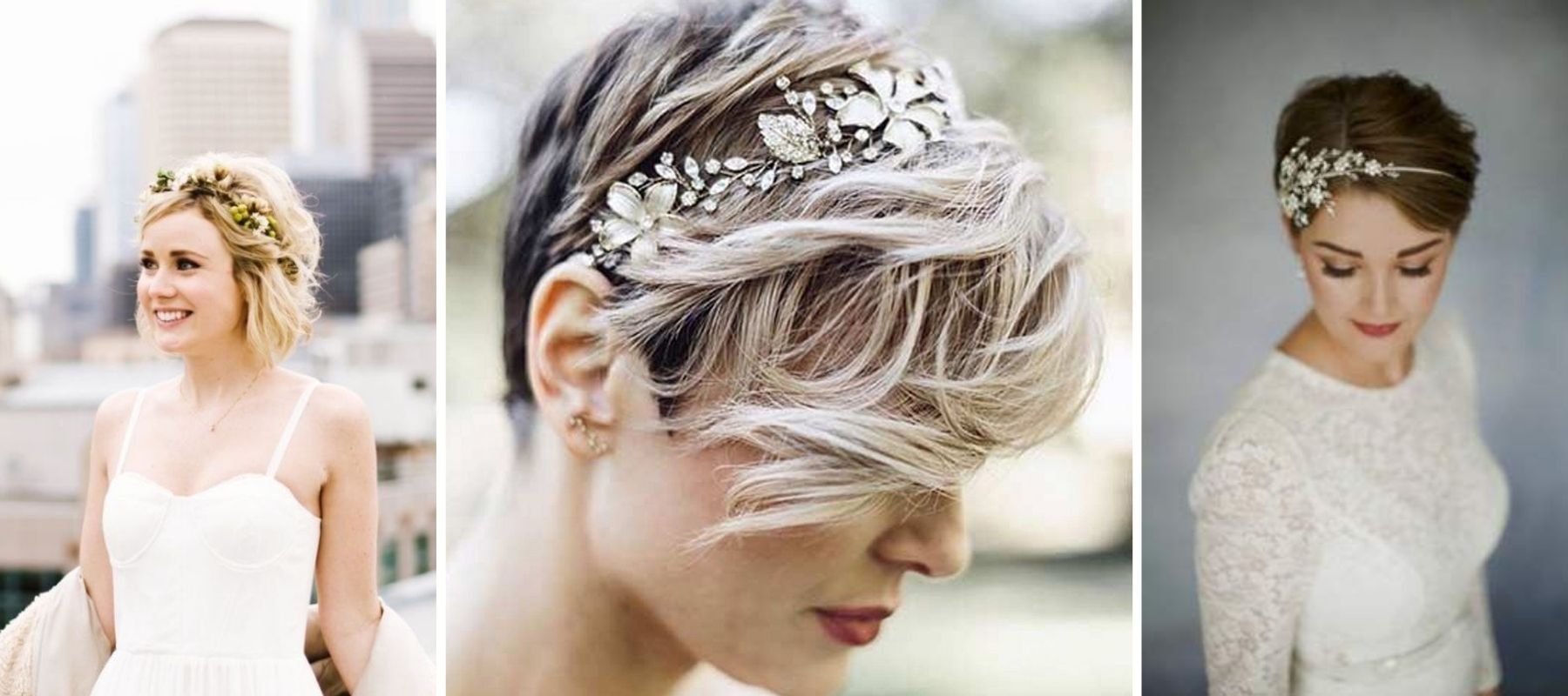 Diadem Stirnband für kurzes Haar
