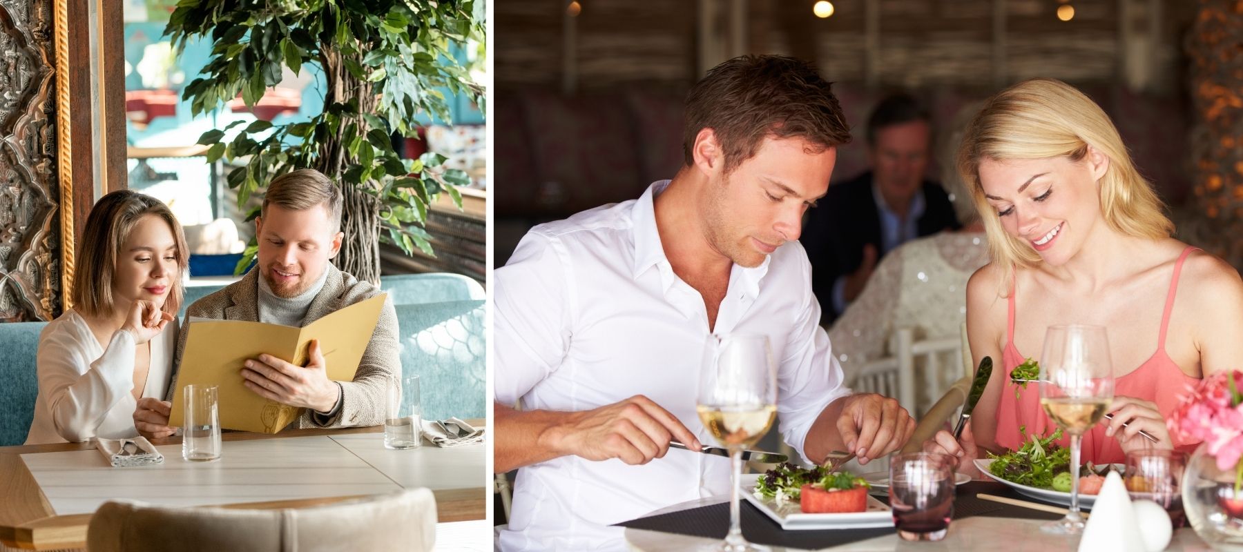Couple au restaurant