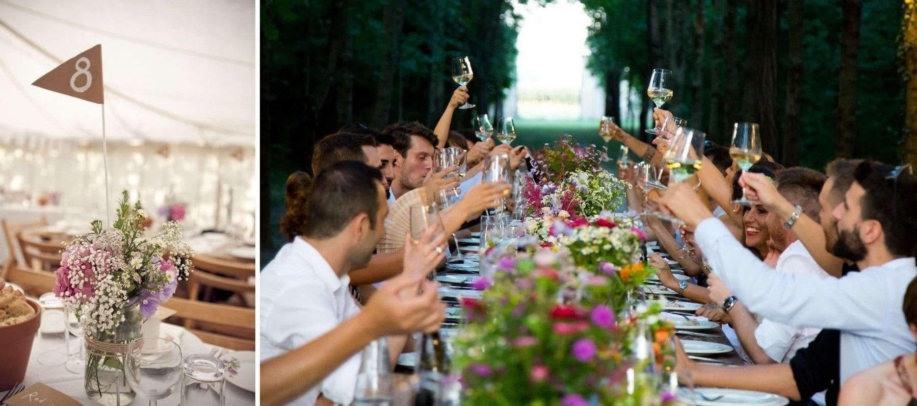Hochzeitsessen Tischnummer