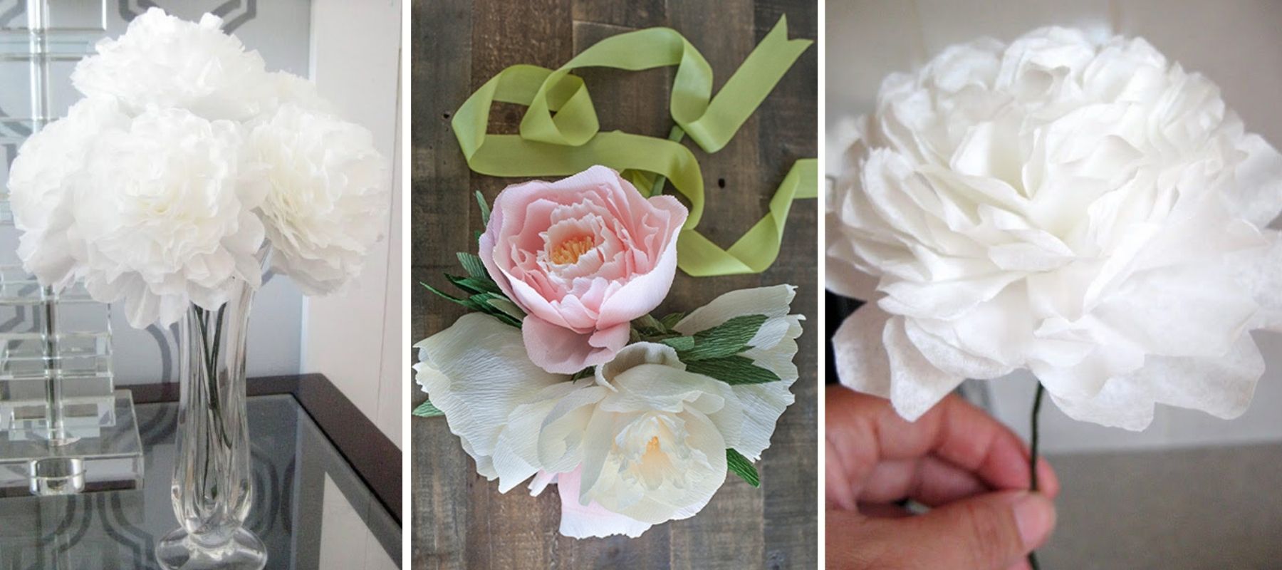 serviette en papier fleur