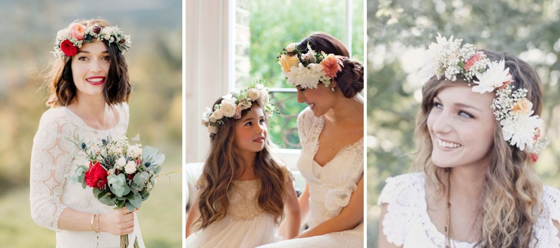 Blumenkrone für Frauen