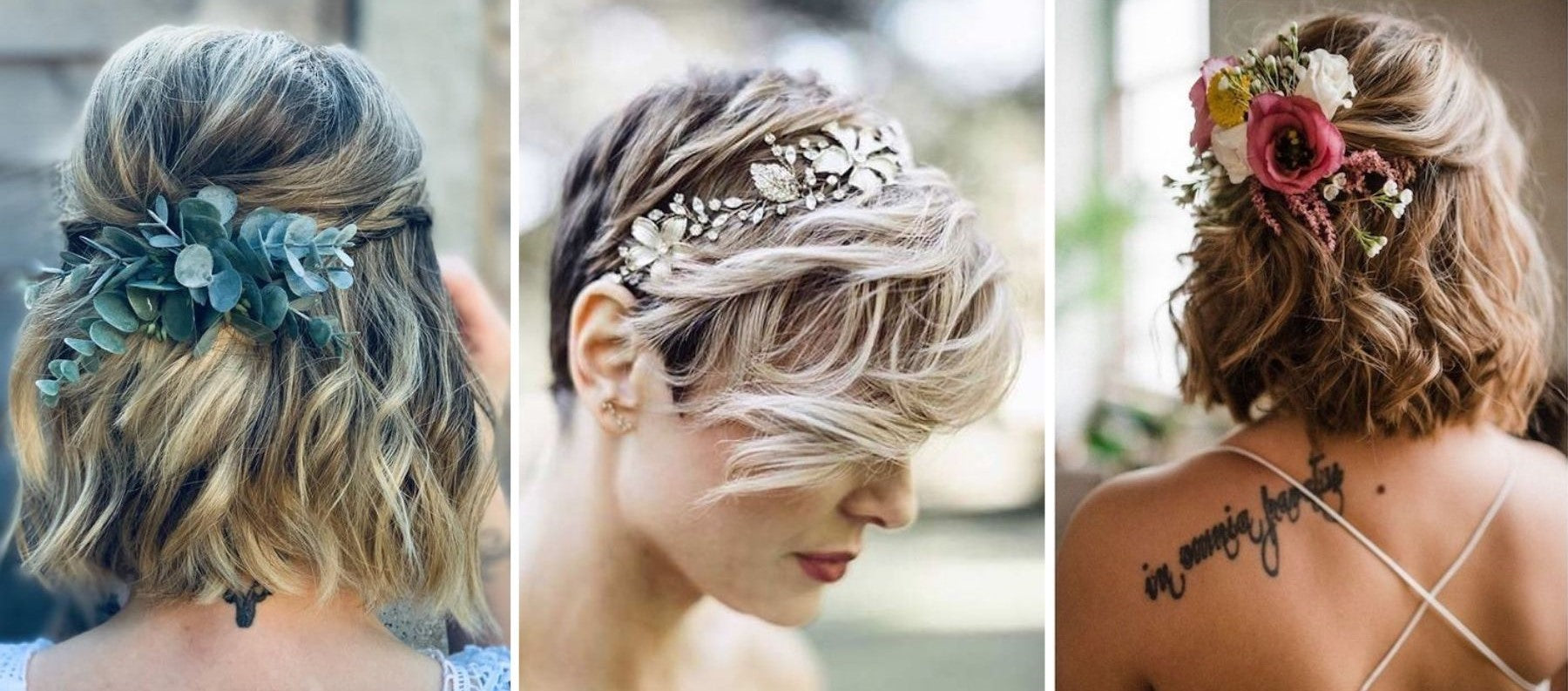 Haarschmuck für kurzes Haar Stirnband Spange