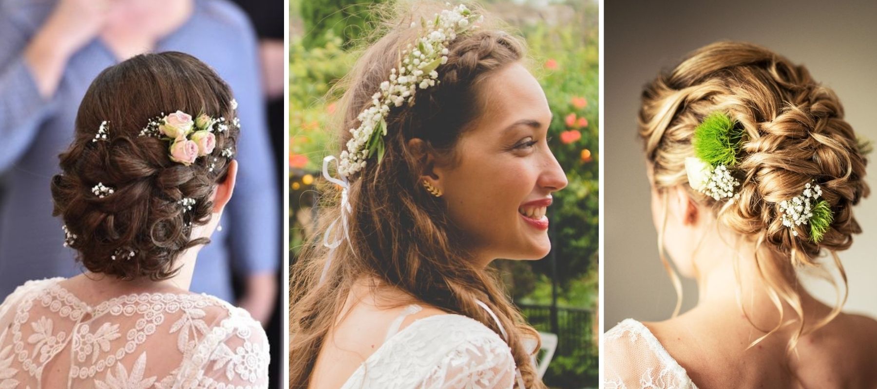 gypsophile couronne de fleurs fleur blanche