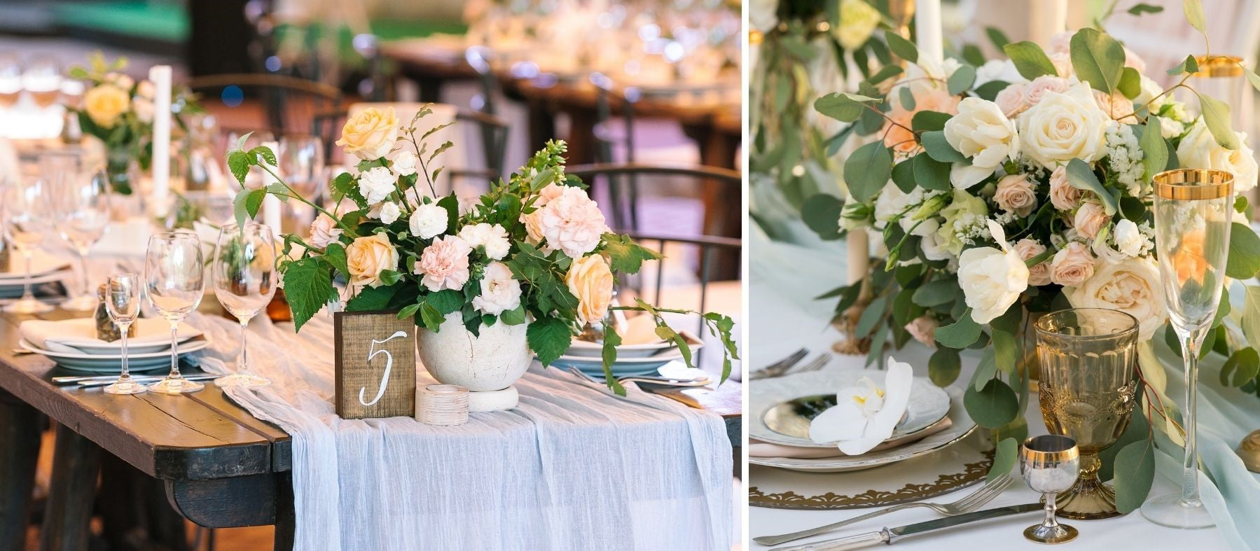 Schicke rustikale Hochzeit Mittelstück Dekoration