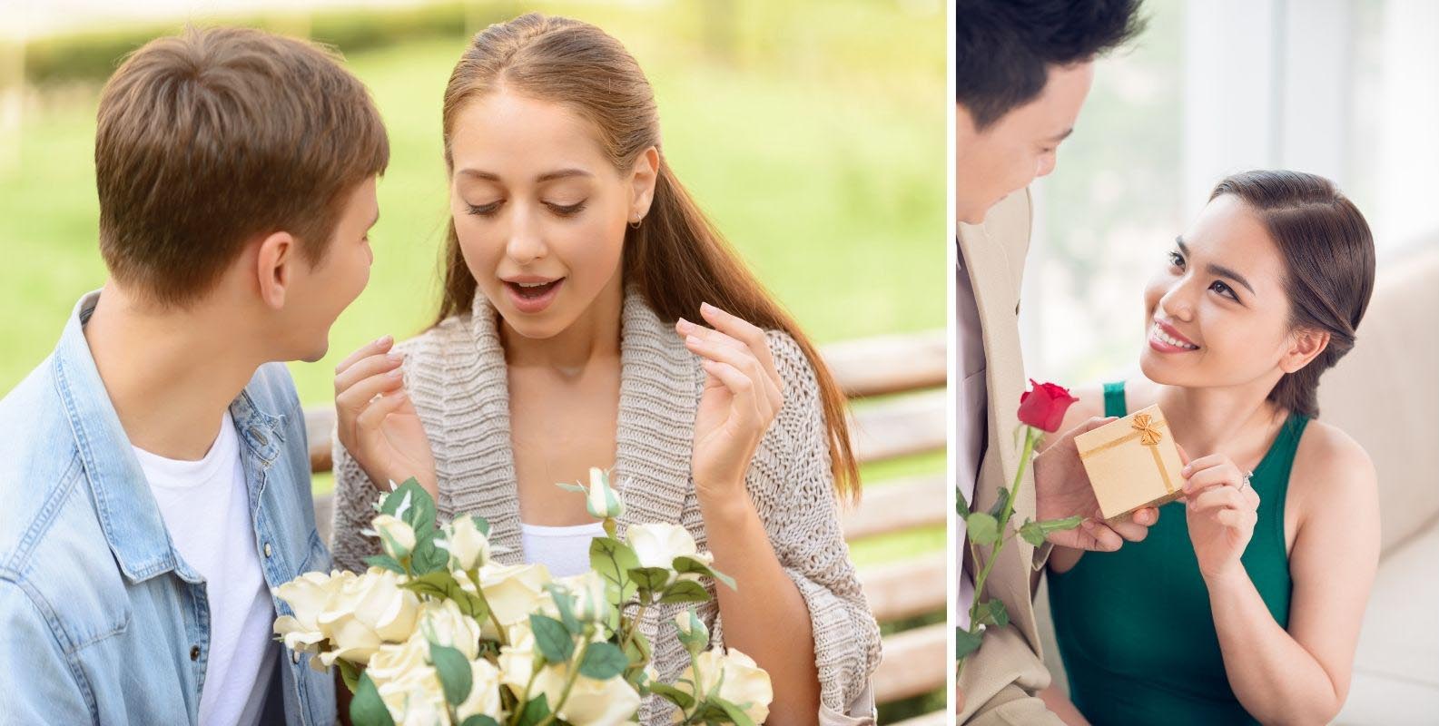 Blumen für ein erstes Date