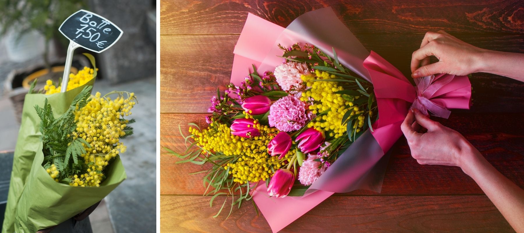 mimosenstrauß florist
