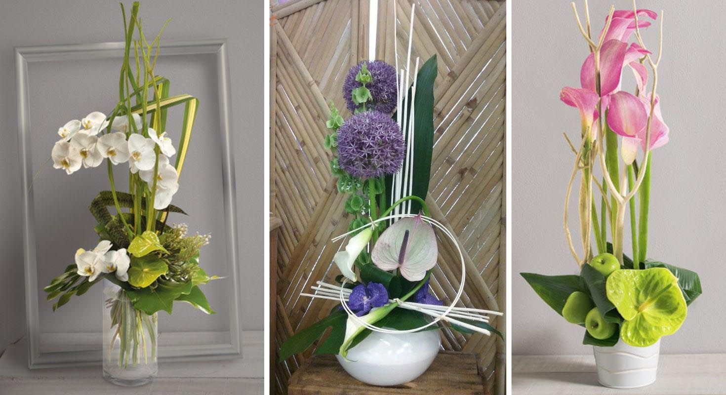 bouquet linéaire haut