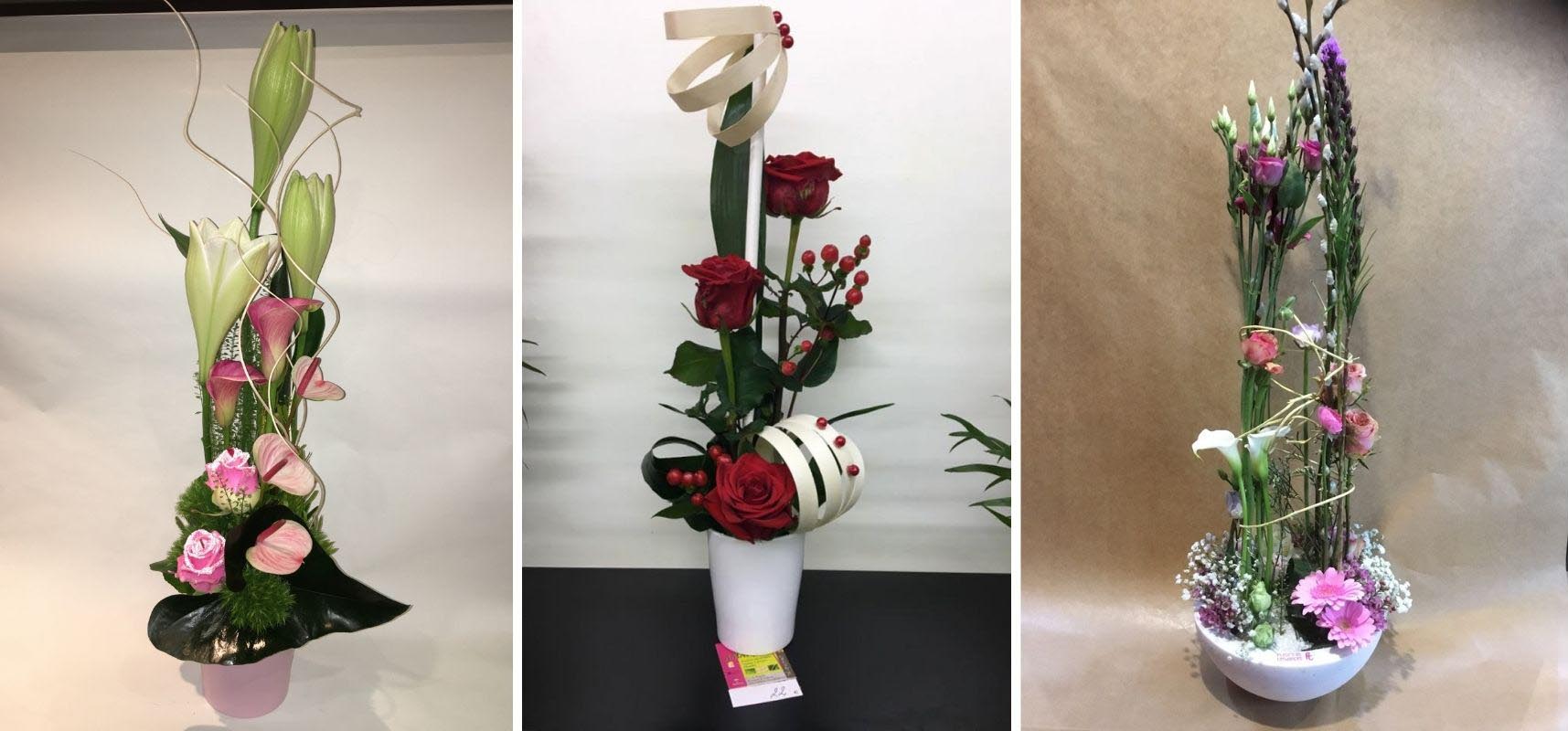 gift flowers poked