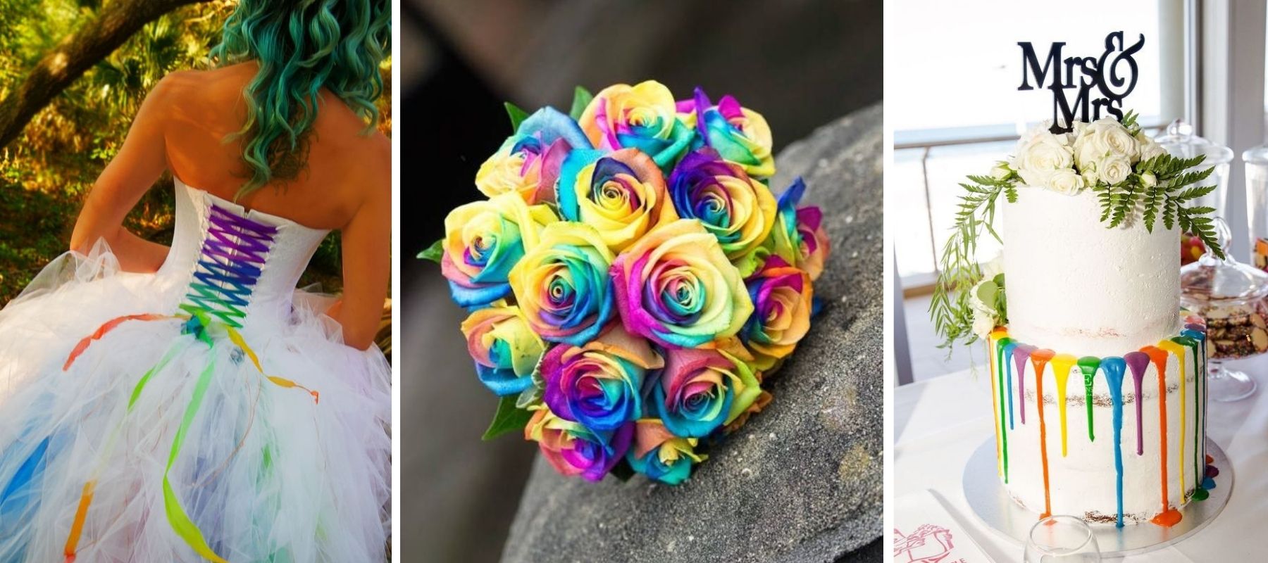 LGBT wedding flower decoration