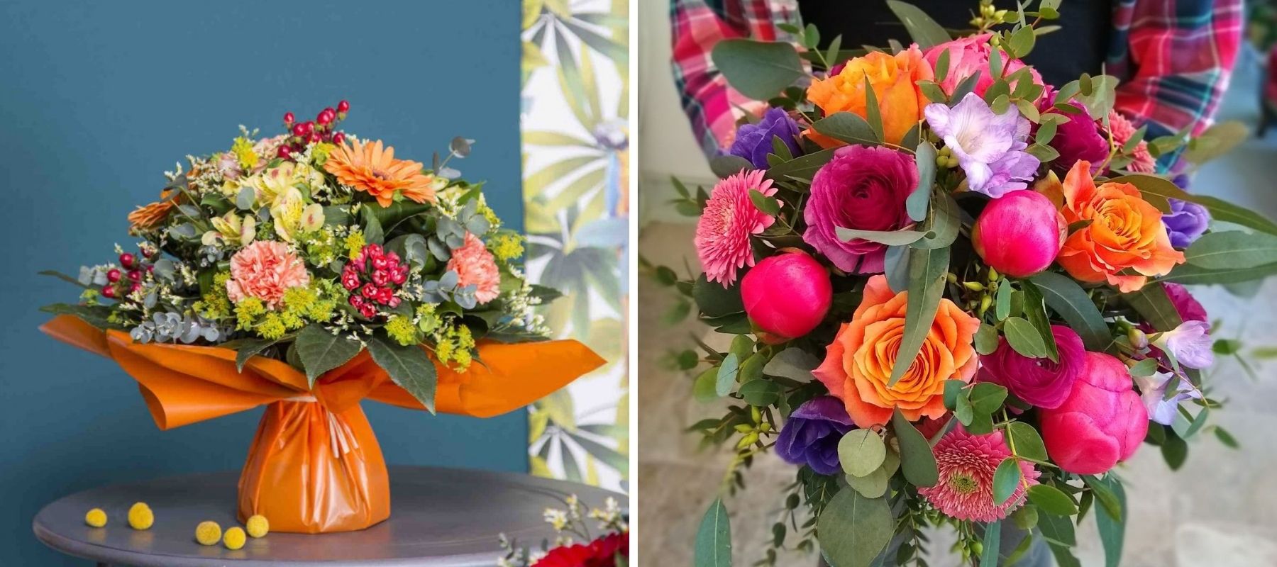 large bouquet of flowers happy birthday