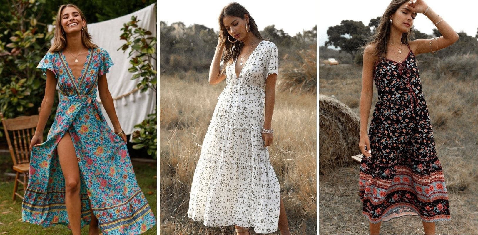 böhmisches Kleid für Frauen